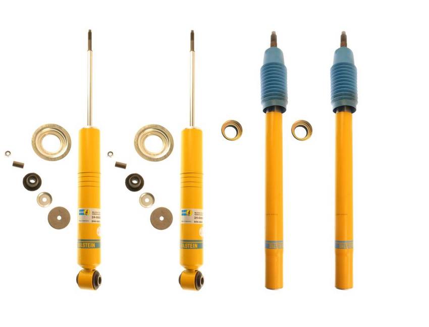 BMW Suspension Strut and Shock Absorber Assembly Kit - Front and Rear (B6 Performance) - Bilstein 3802590KIT